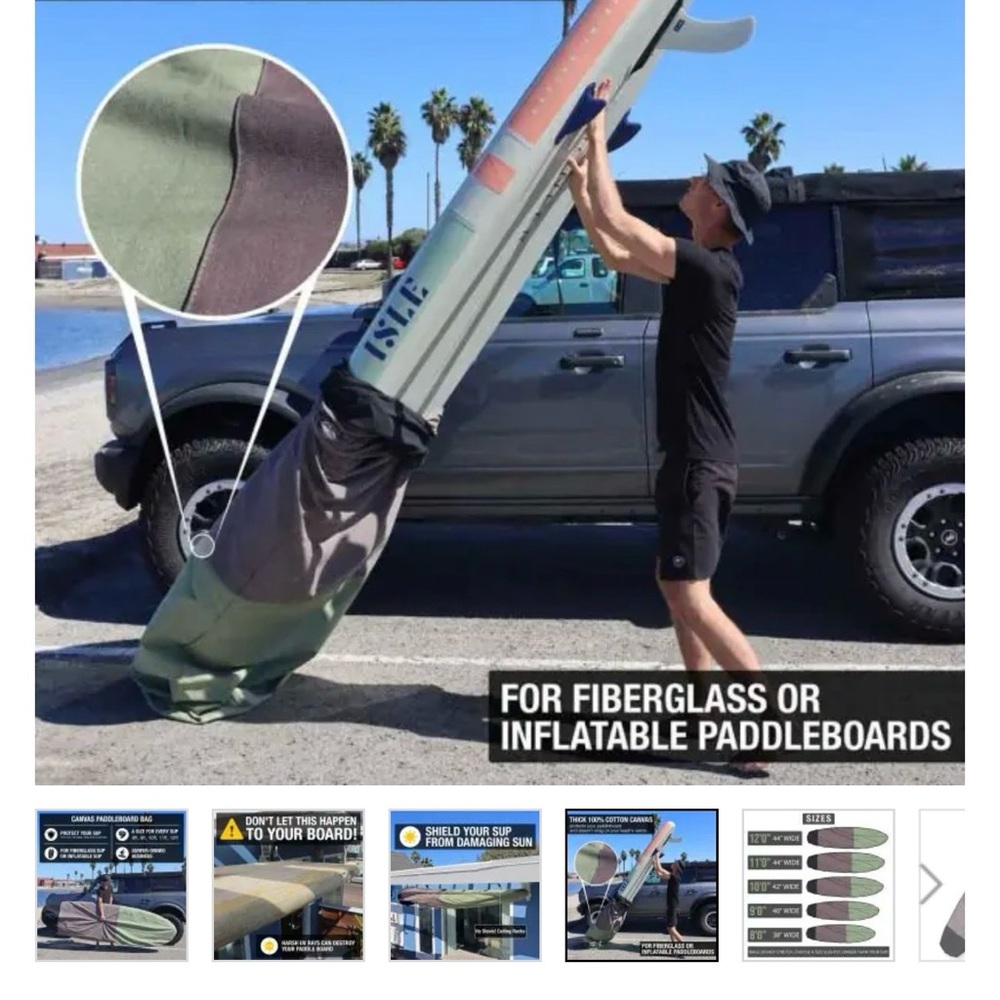Ho Stevie! Paddle board canvas bag.